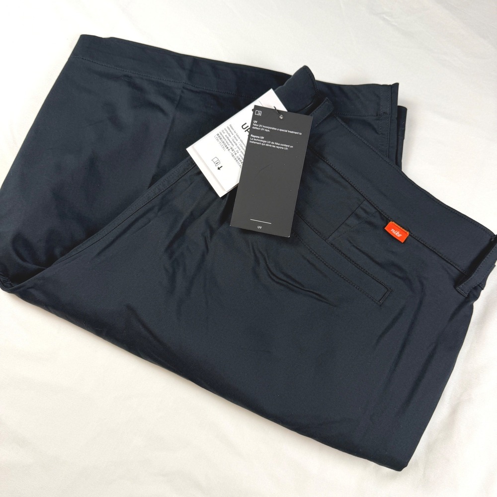 Nike Golf Shorts Mens 42 Black Dri-FIT Standard Fit UV Sun Protection NWT
